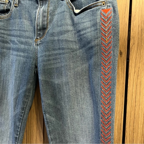 Driftwood Jeans Women's 28 Kelly Embroidered Sides Free People Stretch 28x33 - Picture 3 of 6